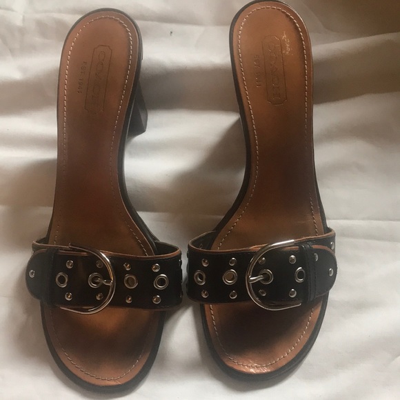 COACH DEVON HEELS - Picture 1 of 9